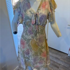 Ralph Lauren Pastel Floral Mini Dress